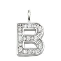 Pendente Elements in Oro bianco Diamante EPFB14137.003